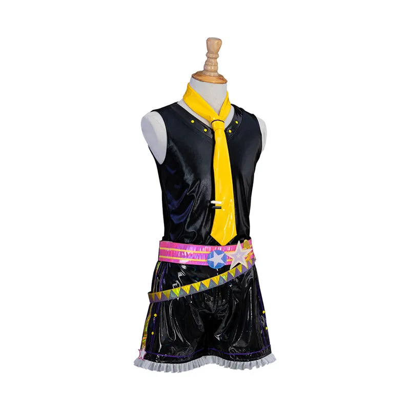 Muse Dash Len Cosplay Muse Dash Hatsune Miku Collaboration Kagamine Len Costume Halloween Outfit