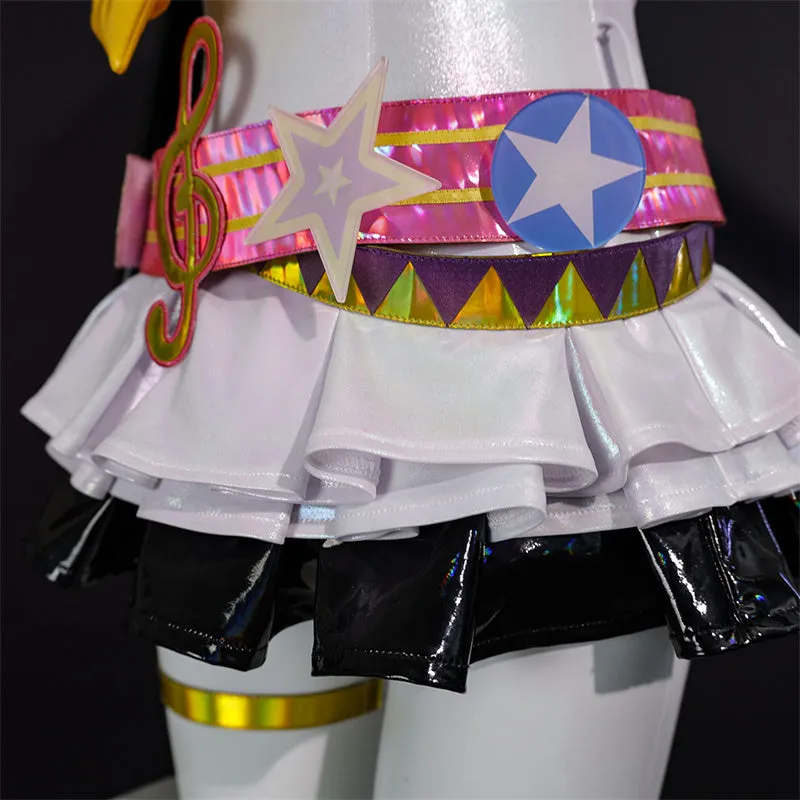 Muse Dash Rin Cosplay Costume Muse Dash Hatsune Miku Collaboration Kagamine Rin Uniform Halloween Suit