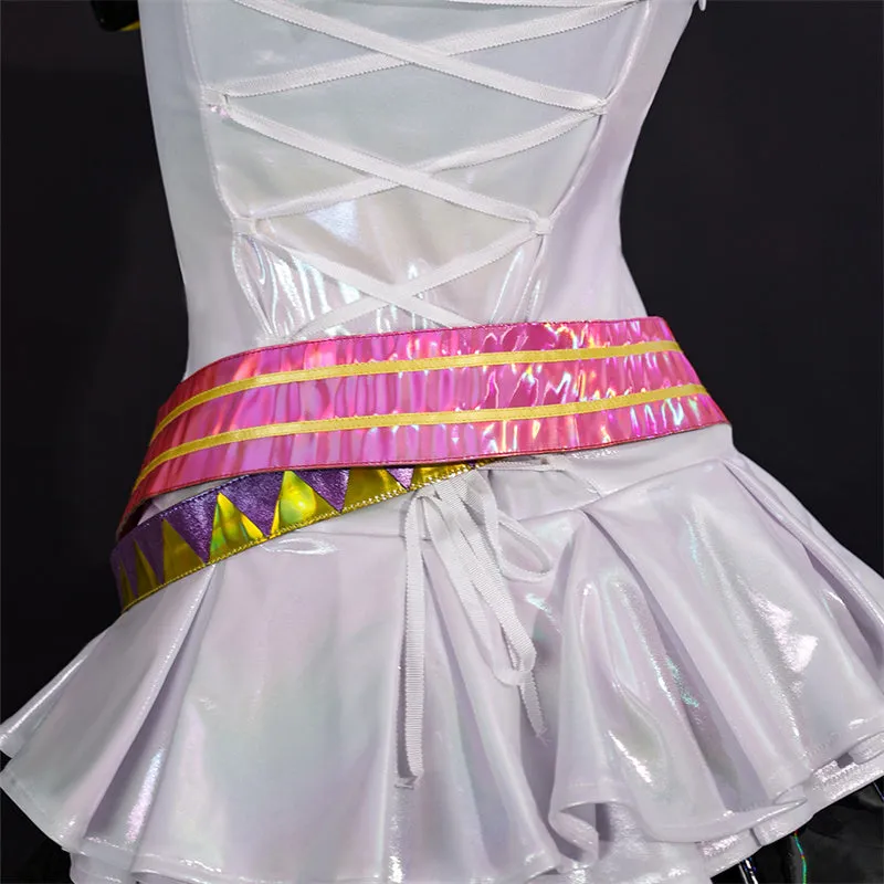 Muse Dash Rin Cosplay Costume Muse Dash Hatsune Miku Collaboration Kagamine Rin Uniform Halloween Suit