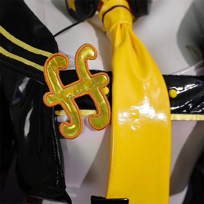 Muse Dash Rin Cosplay Costume Muse Dash Hatsune Miku Collaboration Kagamine Rin Uniform Halloween Suit