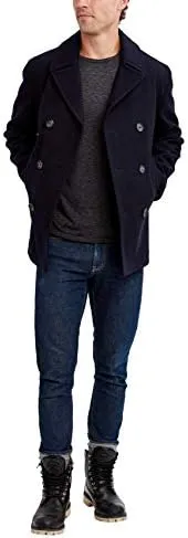 Nautica Military Men's Classic Double Breasted Peacoat