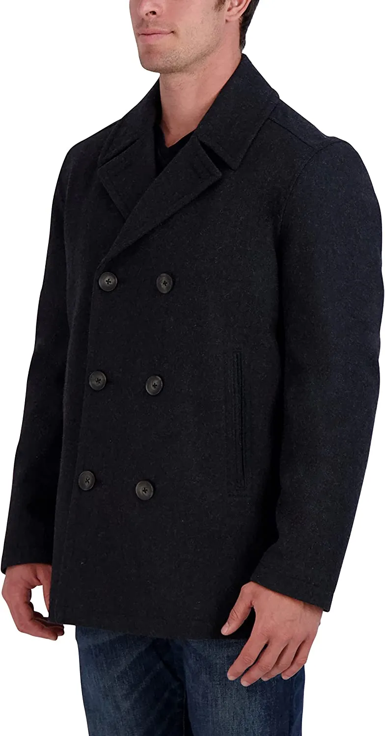 Nautica Military Men's Classic Double Breasted Peacoat