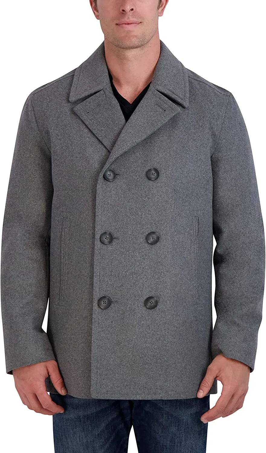 Nautica Military Men's Classic Double Breasted Peacoat