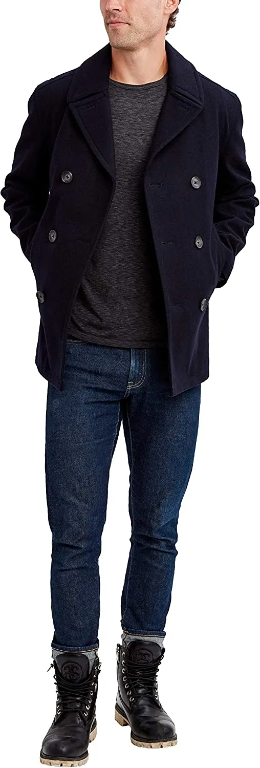 Nautica Military Men's Classic Double Breasted Peacoat