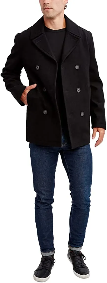 Nautica Military Men's Classic Double Breasted Peacoat