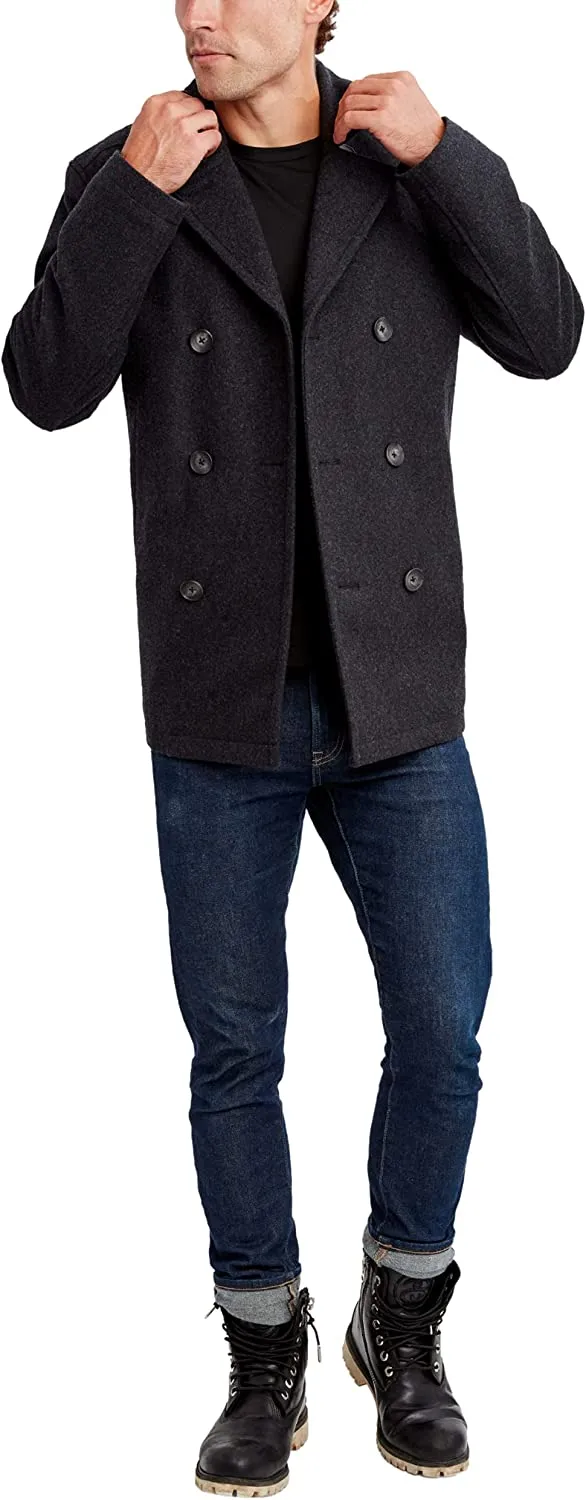 Nautica Military Men's Classic Double Breasted Peacoat