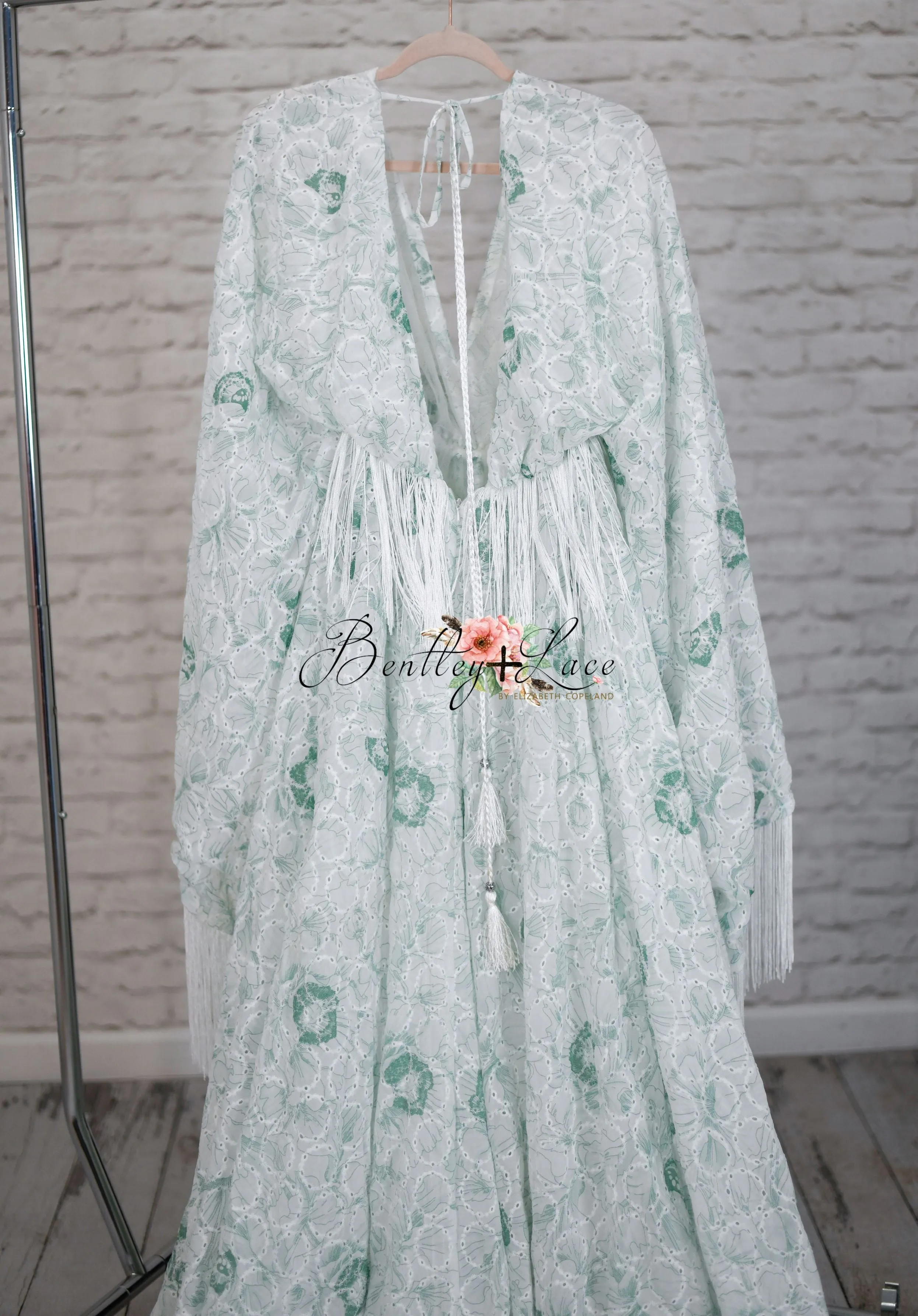 New. Its a vibe- Beautiful boho inspired gown - (TEEN-ADULT) Maternity Friendly.