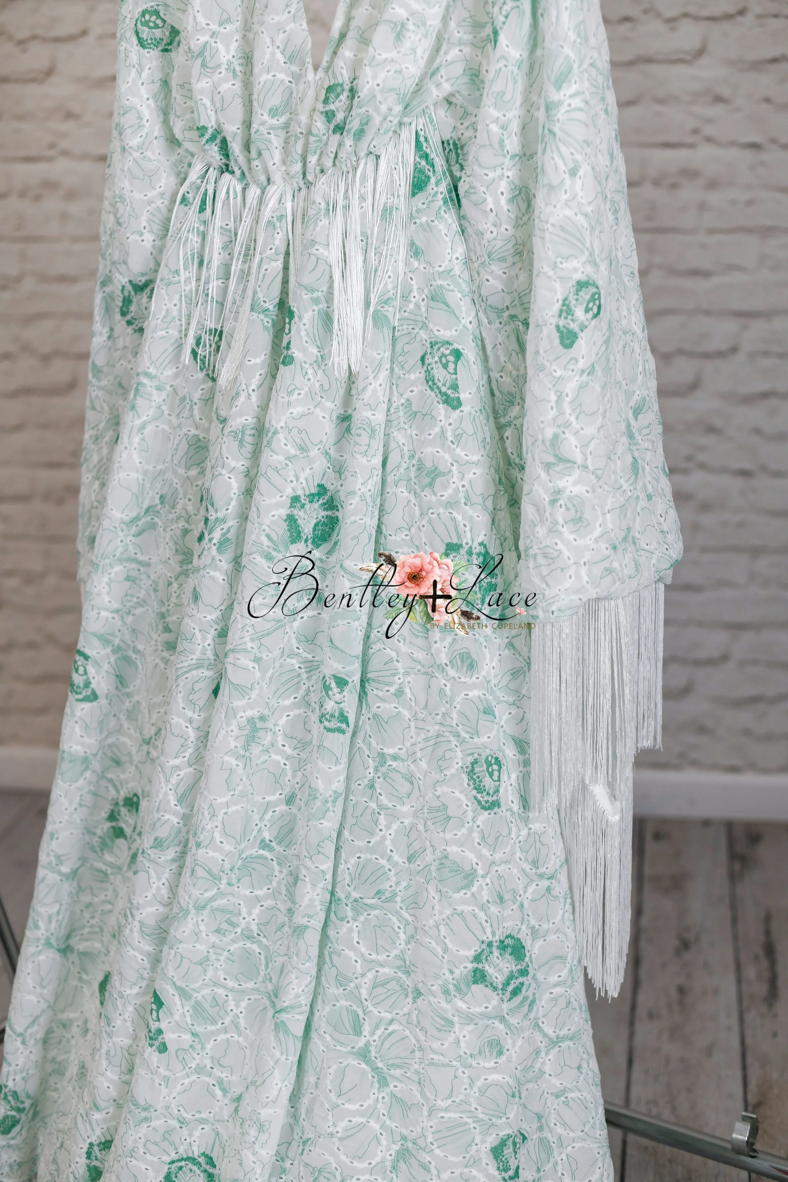 New. Its a vibe- Beautiful boho inspired gown - (TEEN-ADULT) Maternity Friendly.