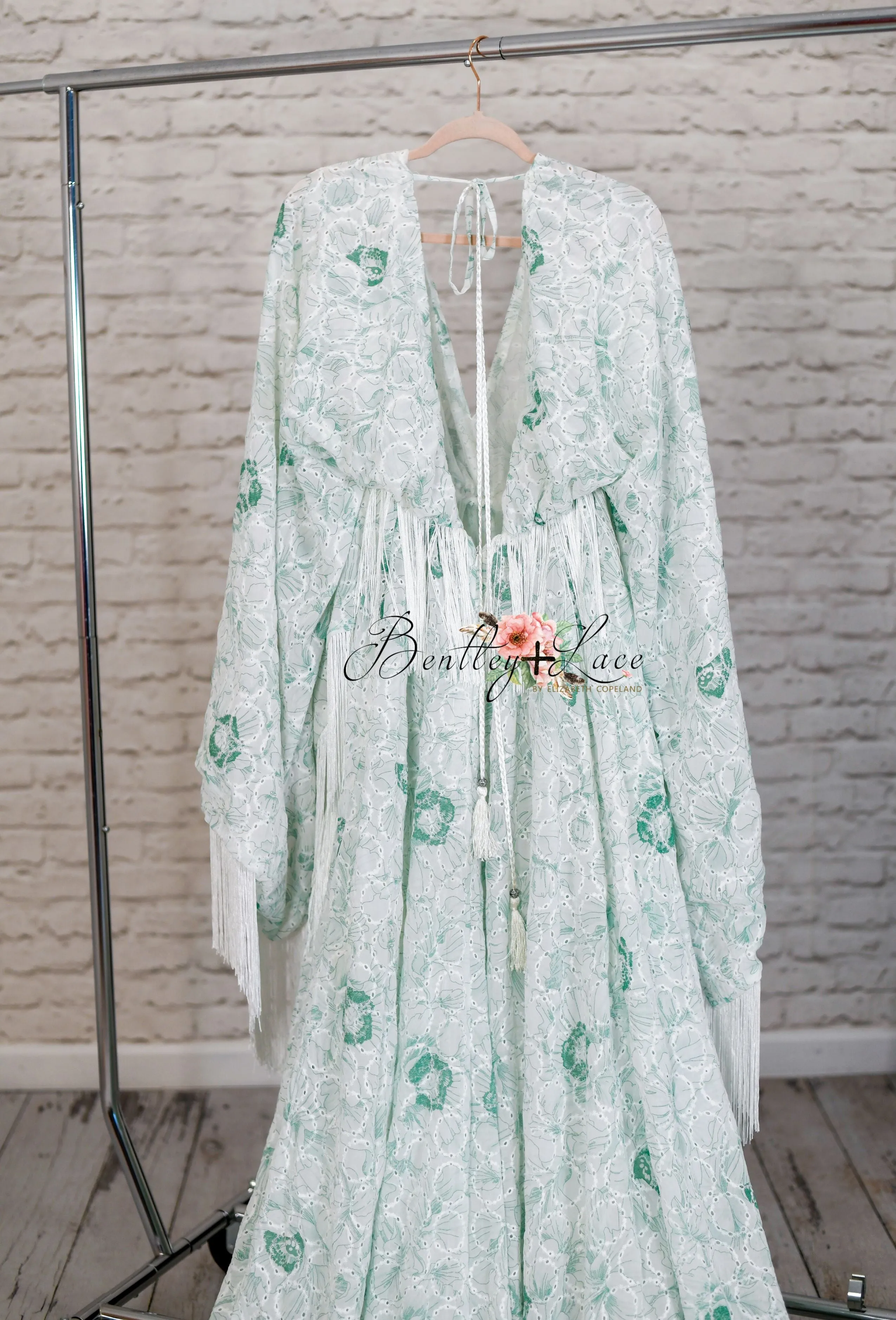 New. Its a vibe- Beautiful boho inspired gown - (TEEN-ADULT) Maternity Friendly.