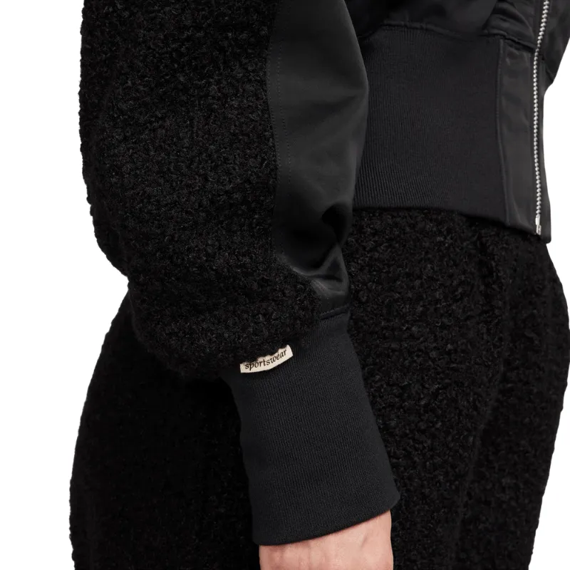 Nike Sportswear Collection High-Pile Fleece Bomber Jacket - Women's