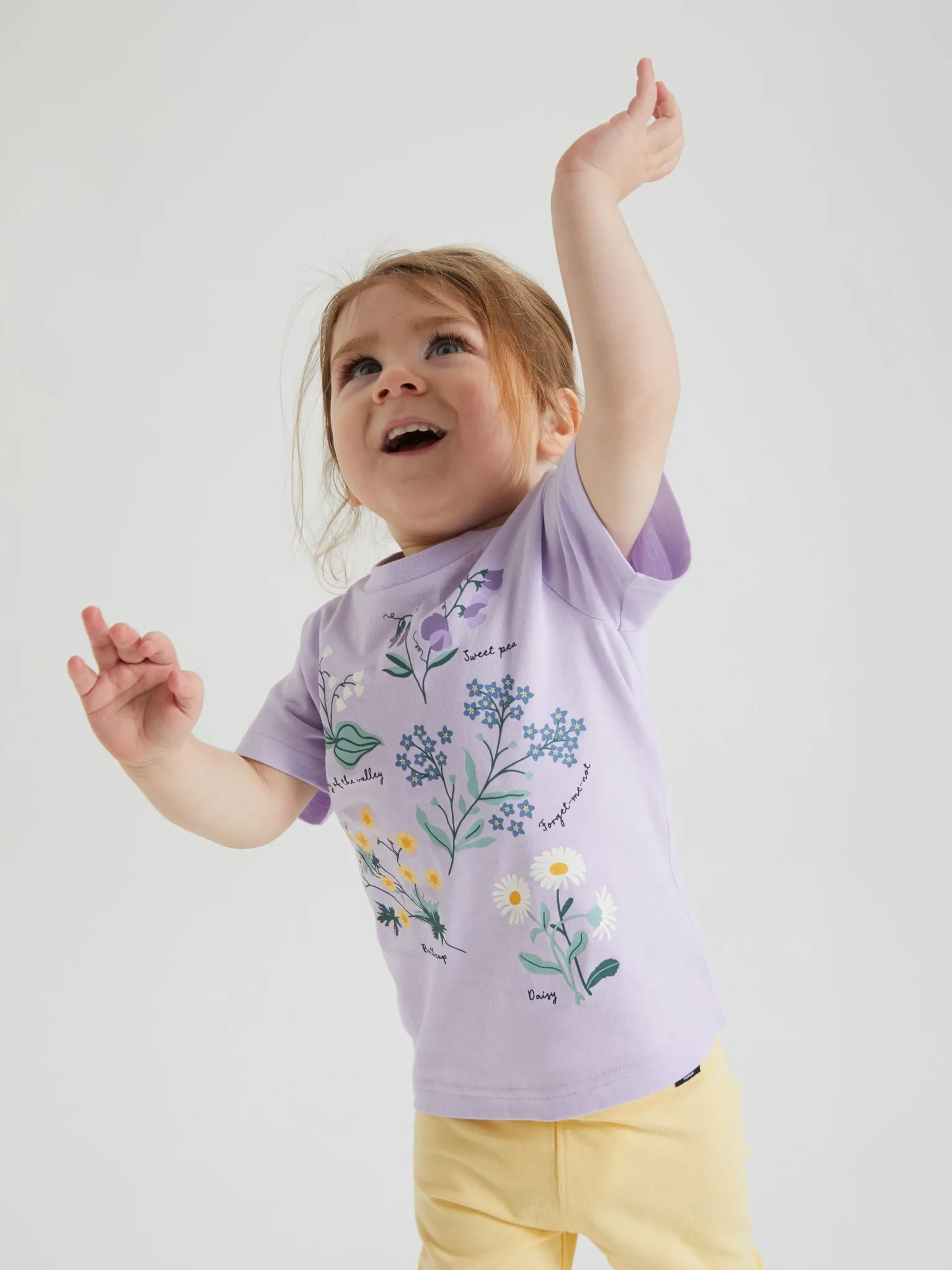 Organic Cotton Kids Floral Print T-Shirt
