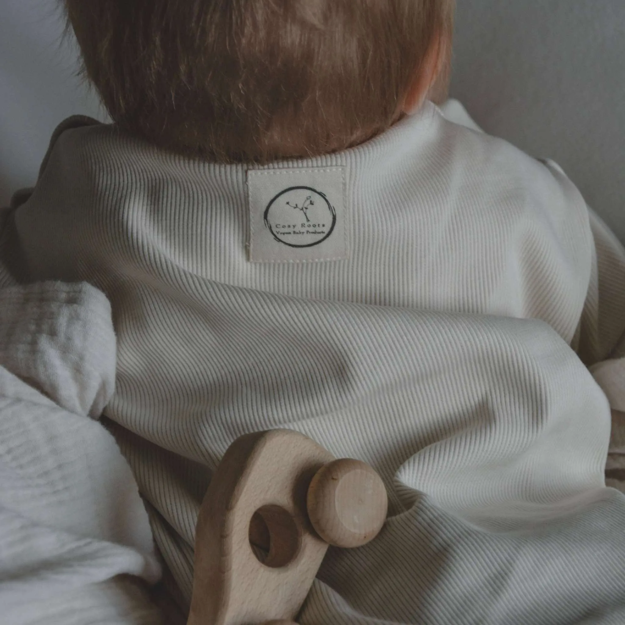 Organic Rib Sweatshirt - Sand