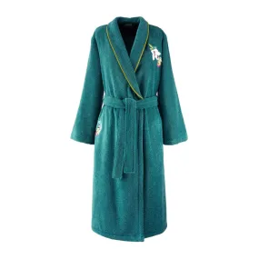 Panorama Shawl Collar Cotton Modal Women's Bathrobe by Yves Delorme