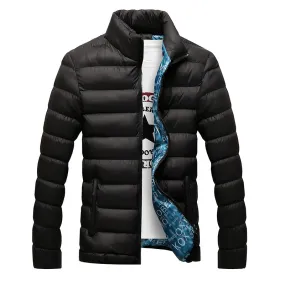 Parka Mens Coats Casual Windbreaker Quilted Jackets Men M-6XL