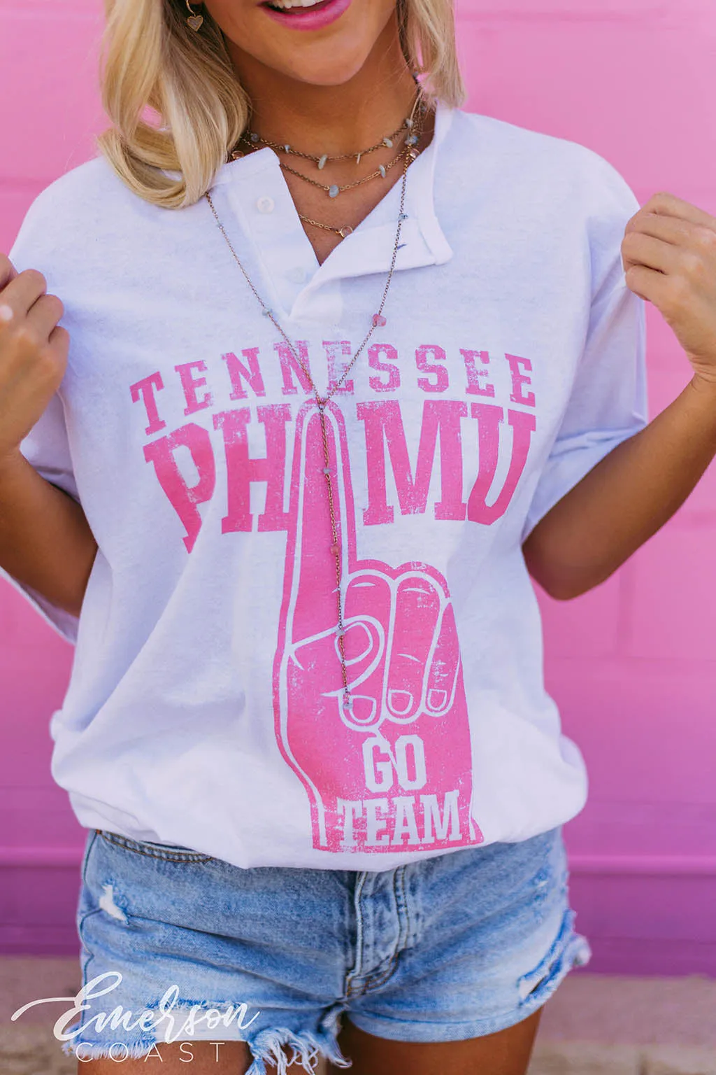 Phi Mu Go Team Henley