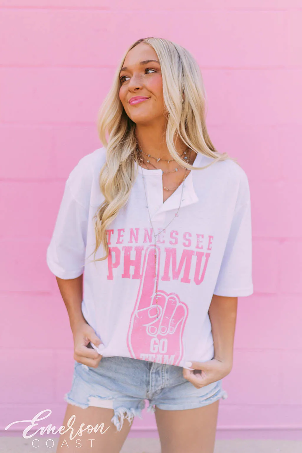Phi Mu Go Team Henley