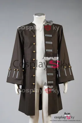 Pirates Brown Jacket Coat Costume