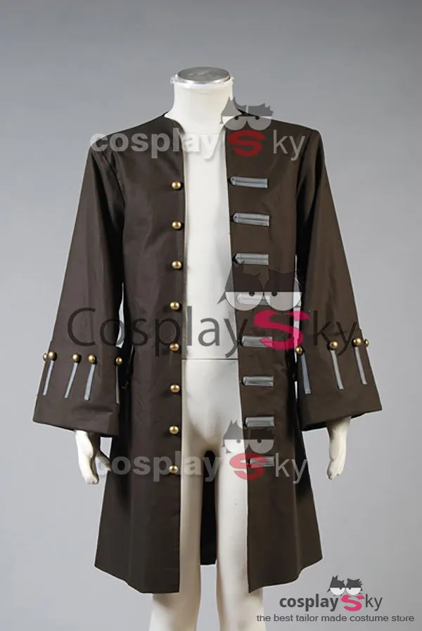 Pirates Brown Jacket Coat Costume