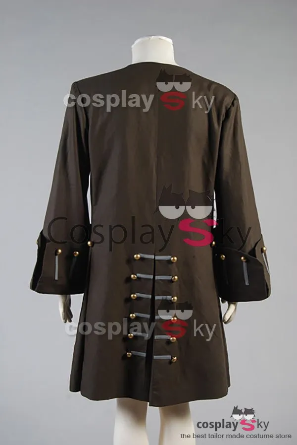 Pirates Brown Jacket Coat Costume