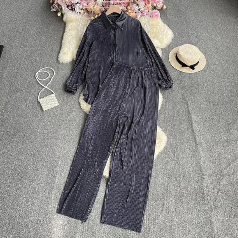 Pre Order:  Pleated Set - @aishcream1