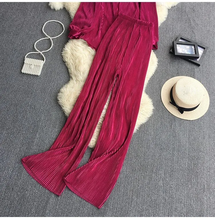 Pre Order:  Pleated Set - @aishcream1