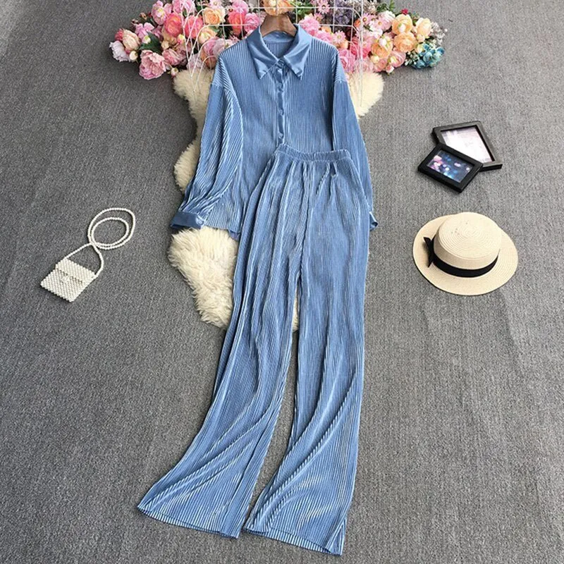 Pre Order:  Pleated Set - @aishcream1