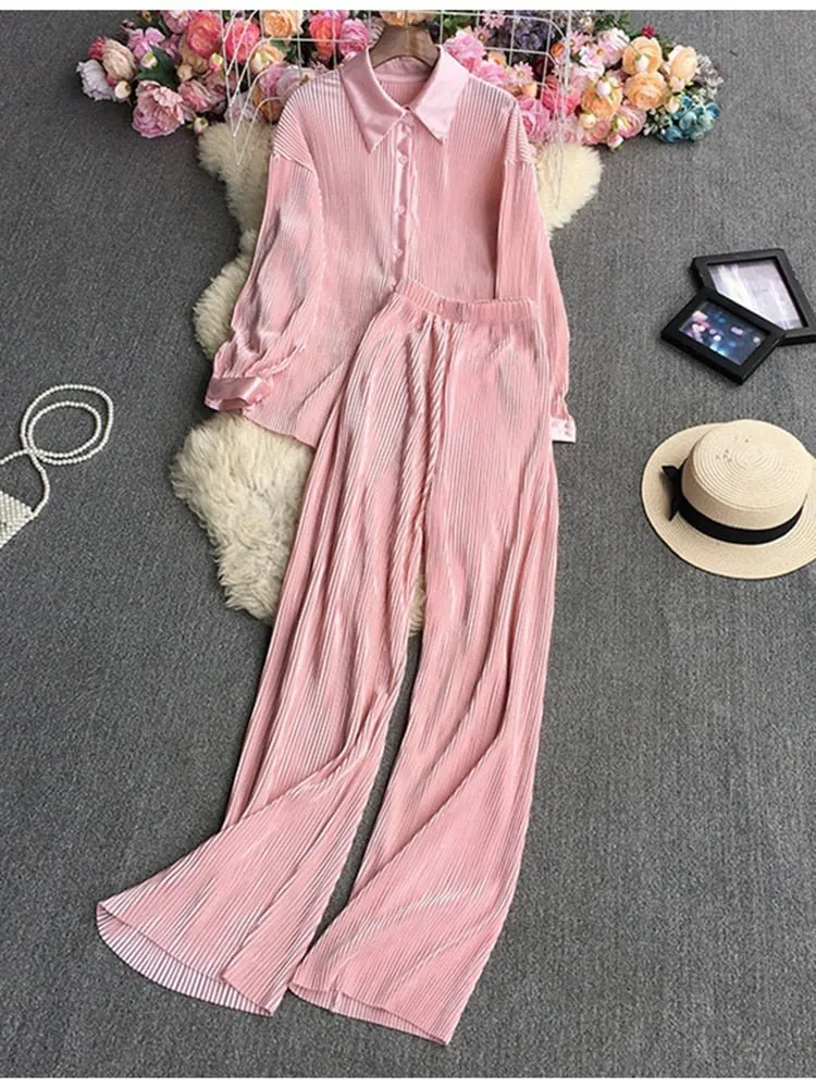 Pre Order:  Pleated Set - @aishcream1