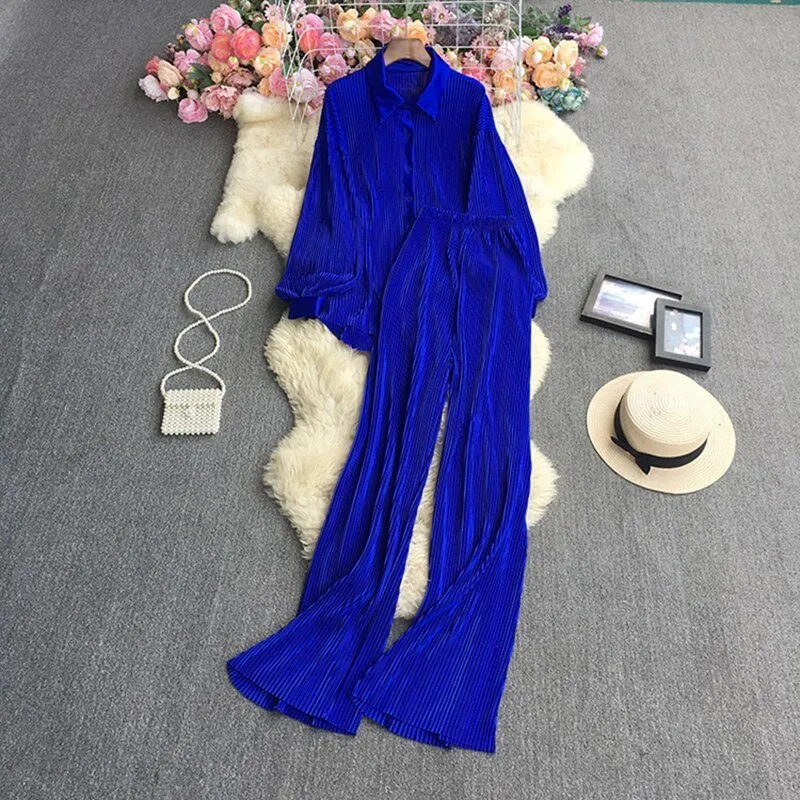 Pre Order:  Pleated Set - @aishcream1