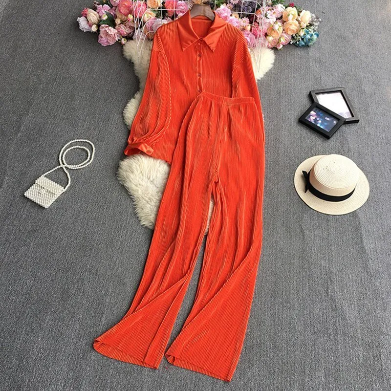 Pre Order:  Pleated Set - @aishcream1