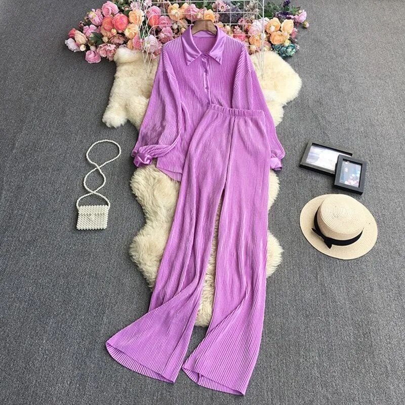 Pre Order:  Pleated Set - @aishcream1