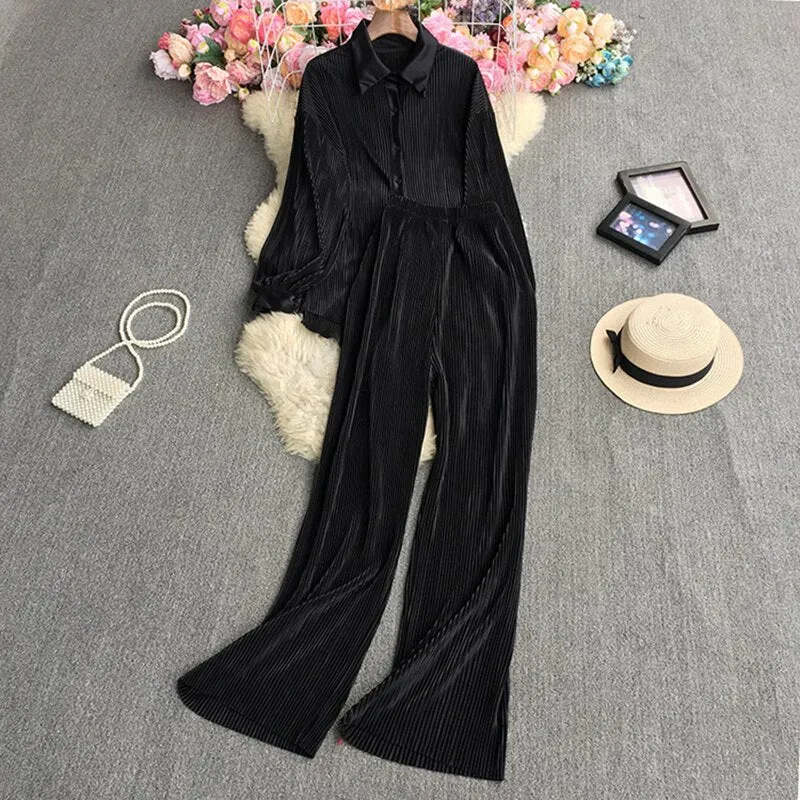 Pre Order:  Pleated Set - @aishcream1