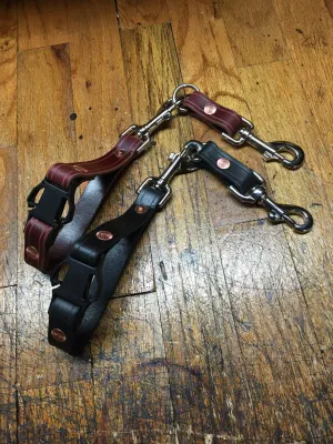 Quick Release Leather Glove Strap / Utility Strap with Matching Extensions
