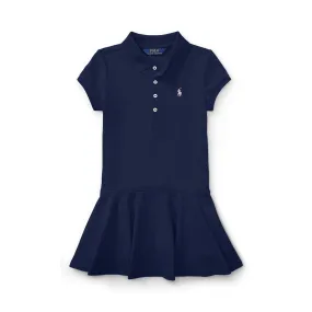 Ralph Lauren Girls Mini Stretch Mesh Polo Dress