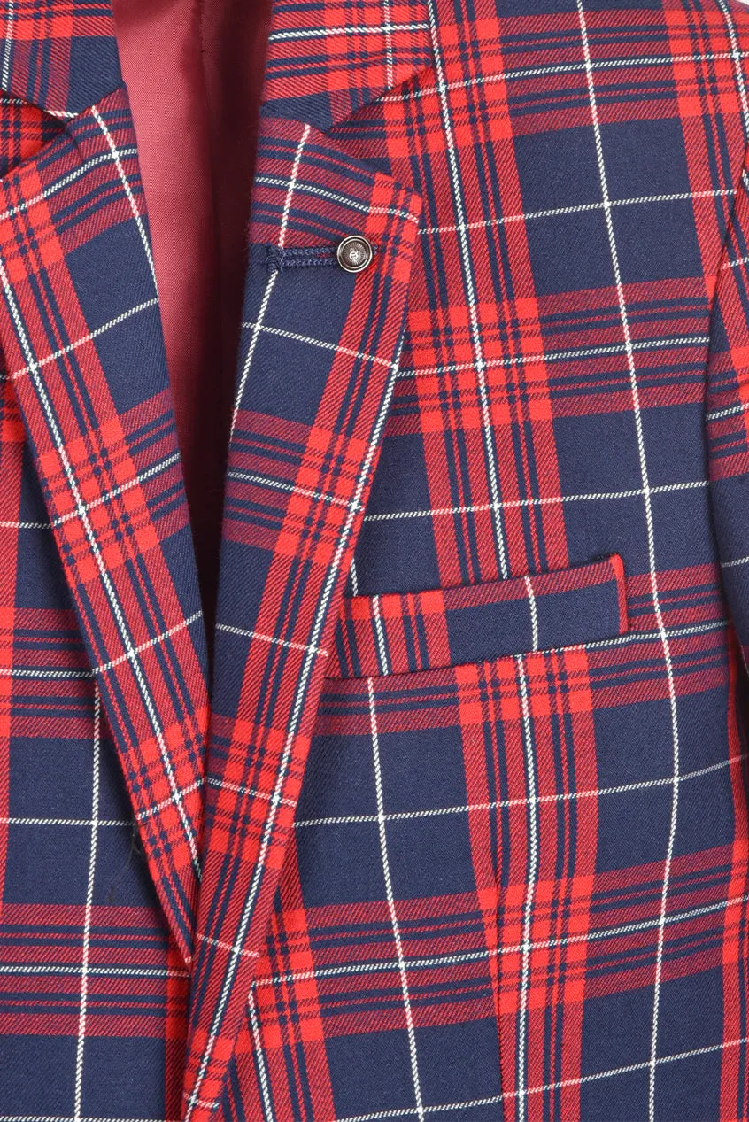 Red Checkered Coat
