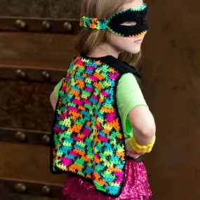 Red Heart Crochet Girly Masked Hero Set