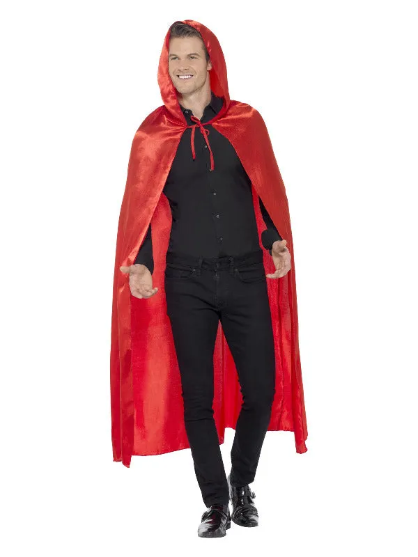 Satin Hooded Cape