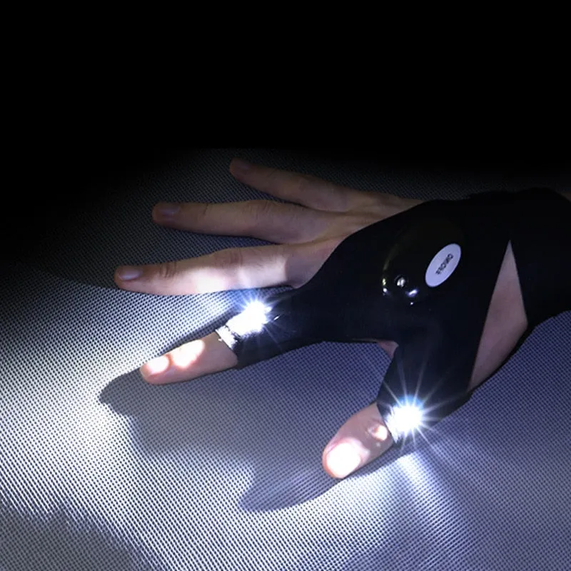 SDO92 Fingerless Glove LED Flashlight