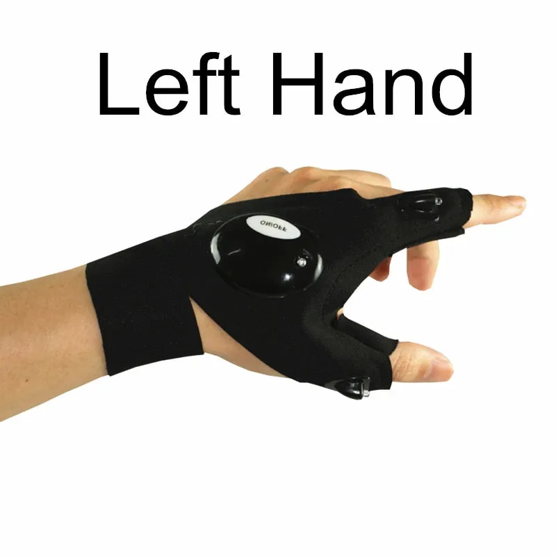 SDO92 Fingerless Glove LED Flashlight