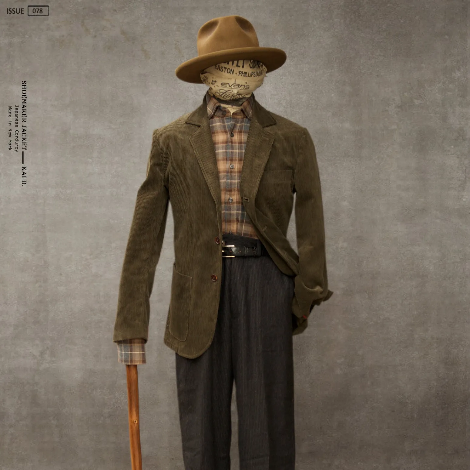 Shoemaker's Jacket - Olive Corduroy - S, M, L, XL