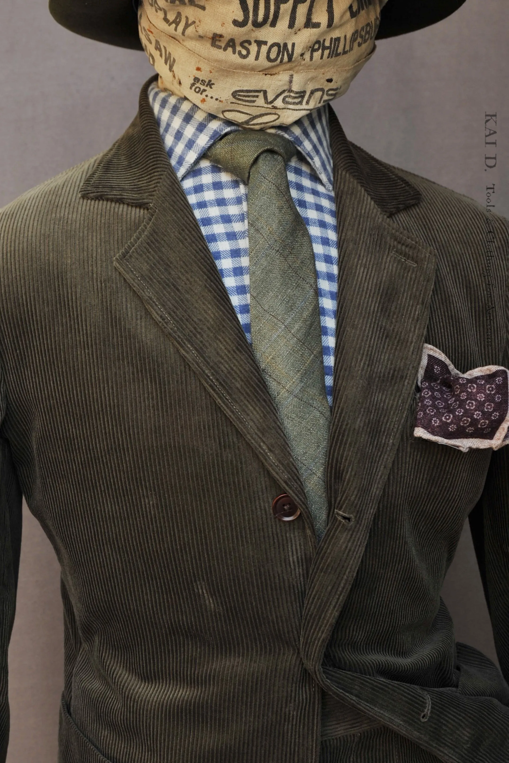 Shoemaker's Jacket - Olive Corduroy - S, M, L, XL