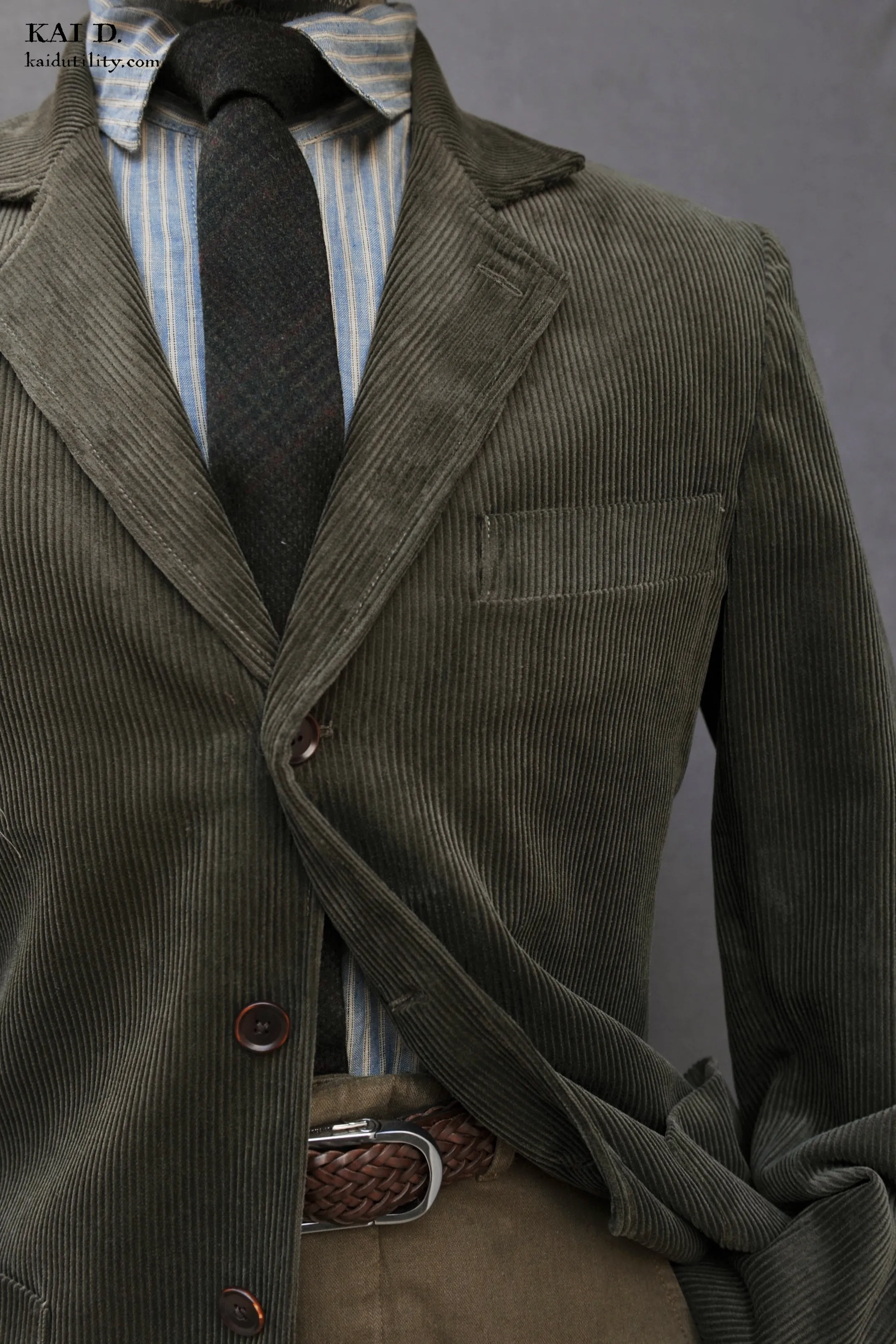 Shoemaker's Jacket - Olive Corduroy - S, M, L, XL