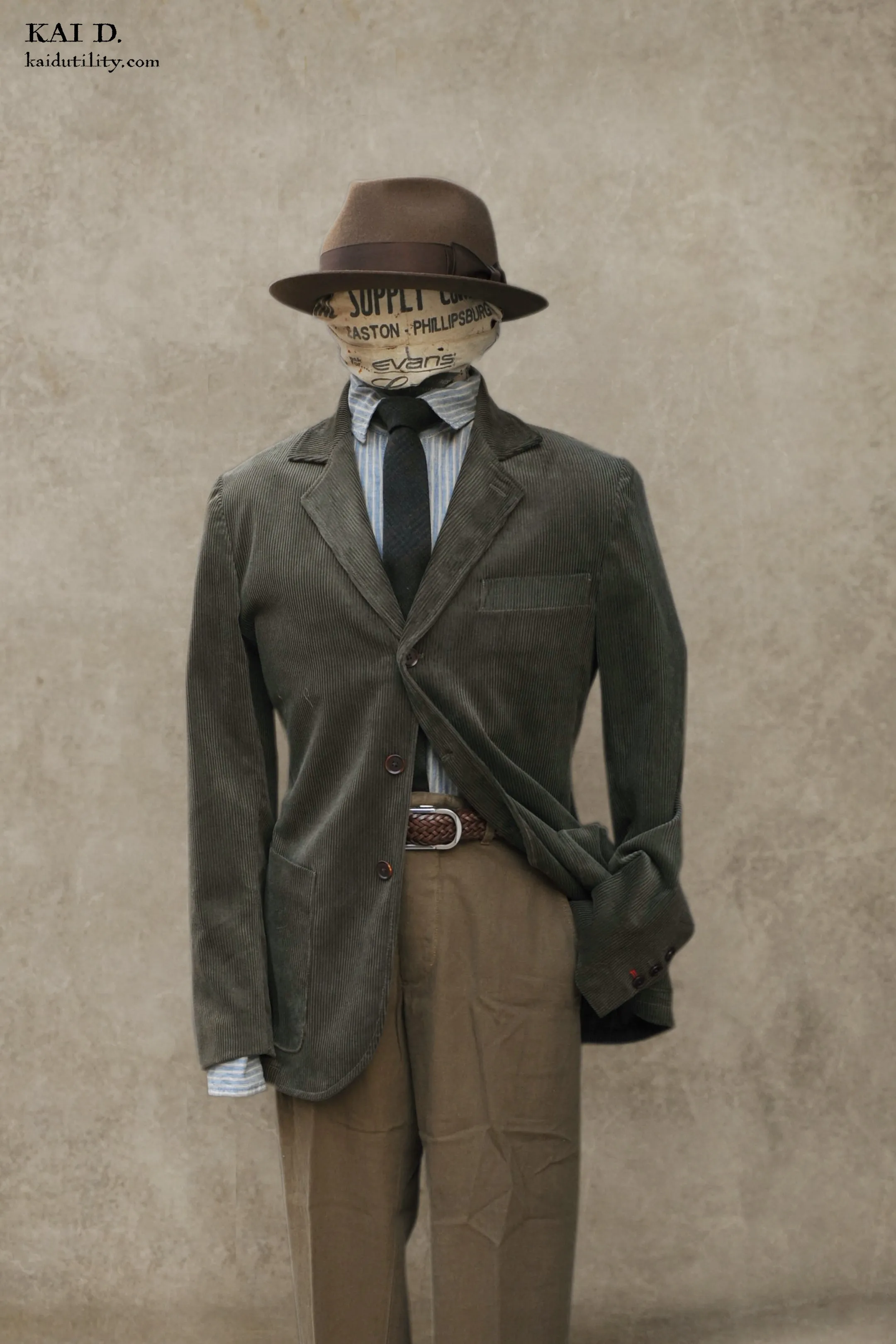 Shoemaker's Jacket - Olive Corduroy - S, M, L, XL