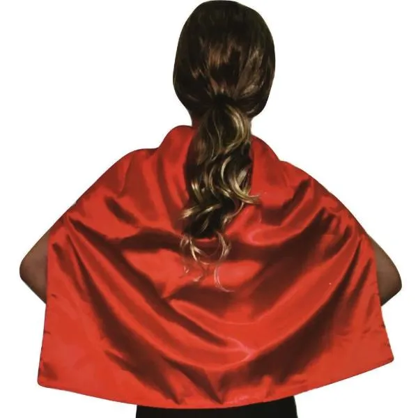 Short Cape - (Black & Red)