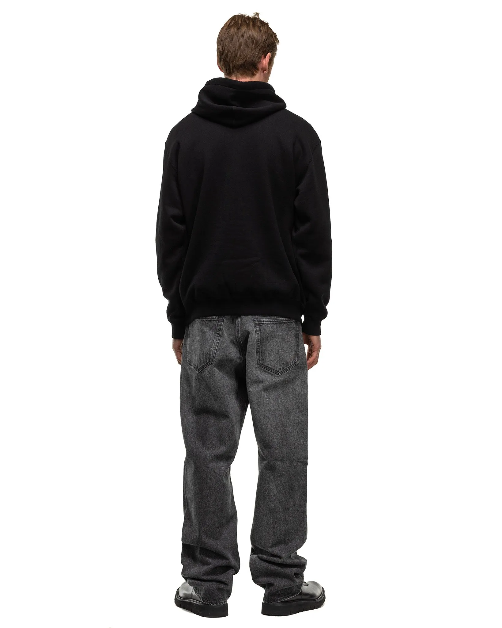 Smooth Soft Sweat P/O Parka Black