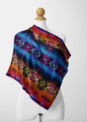 Sovereign Nation Sunset Satin Shawl