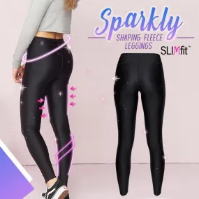 Sparkly Shaping Fleece Leggings