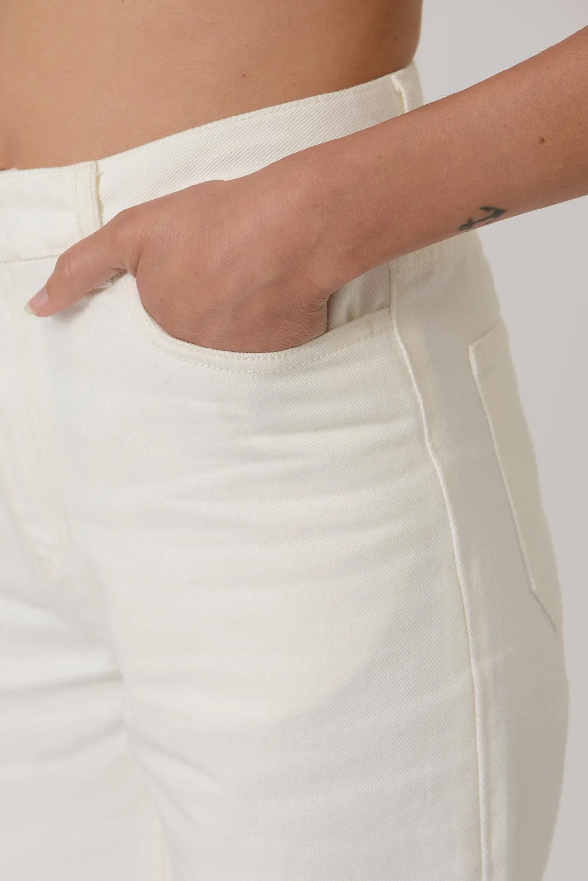 SS24 EARLYMADE Patricia Pants — ECRU