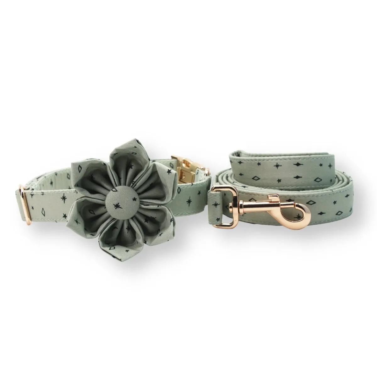 Stars Flower Unbreakable Collar™ & Leash Set