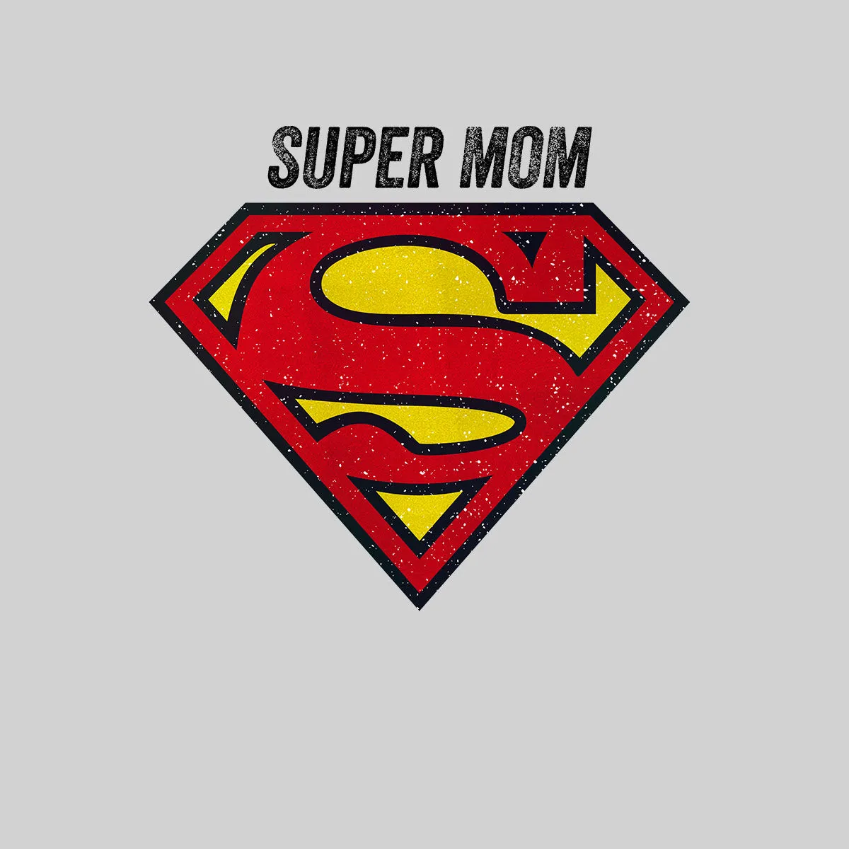 Super Mom Retro Superman DC Comix Action Hero T-shirt for Kids