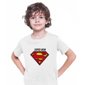 Super Mom Retro Superman DC Comix Action Hero T-shirt for Kids